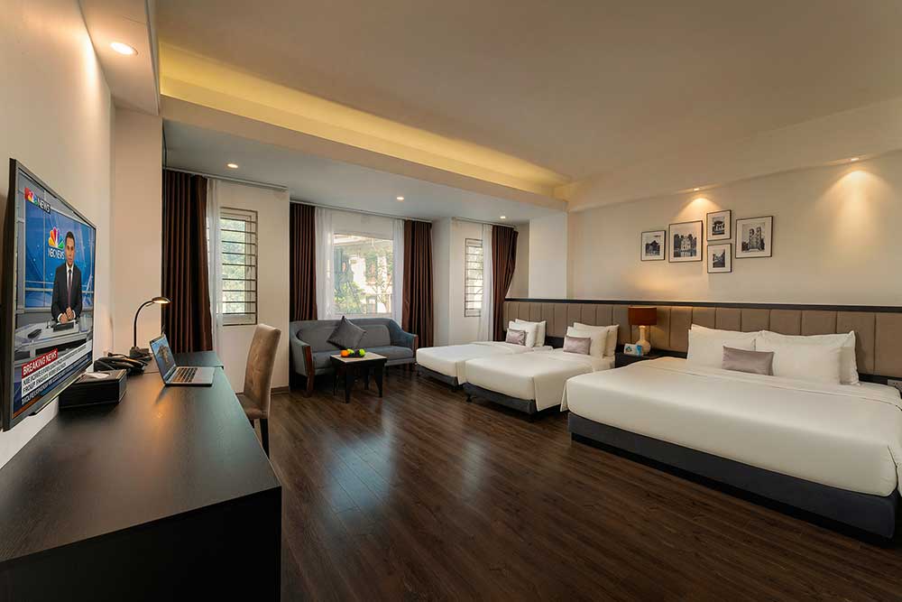 Family with City View